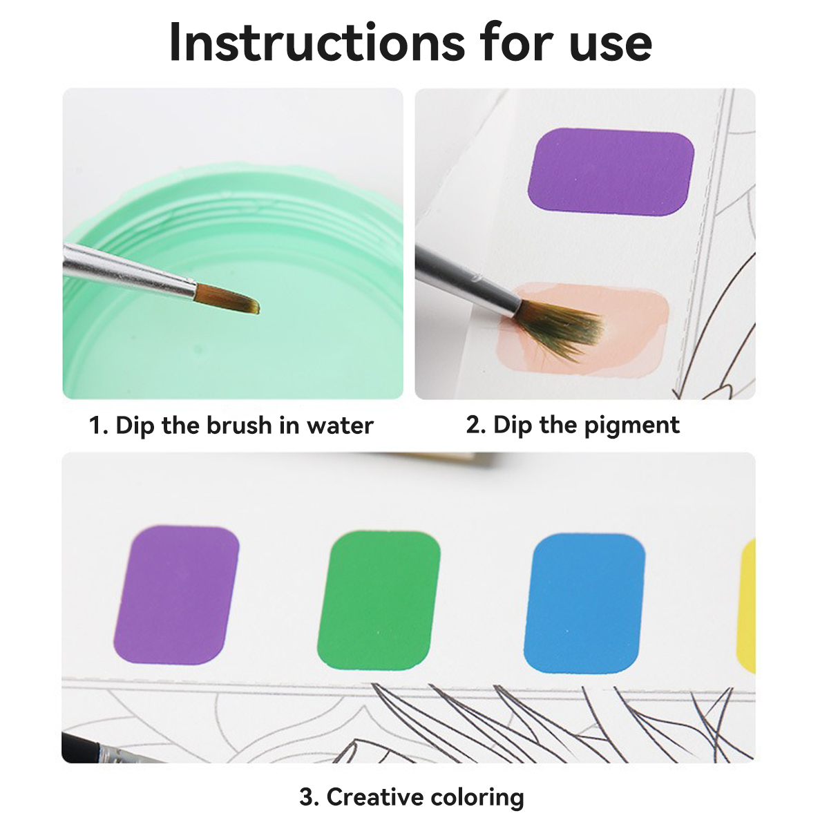 12Pages Coloring Book Portable - Stationery Books recension och pris