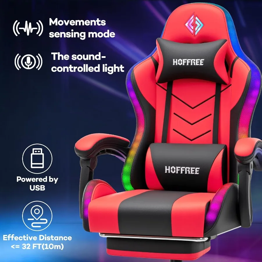 RGB Gaming Chair with Speakers - Music recension och pris