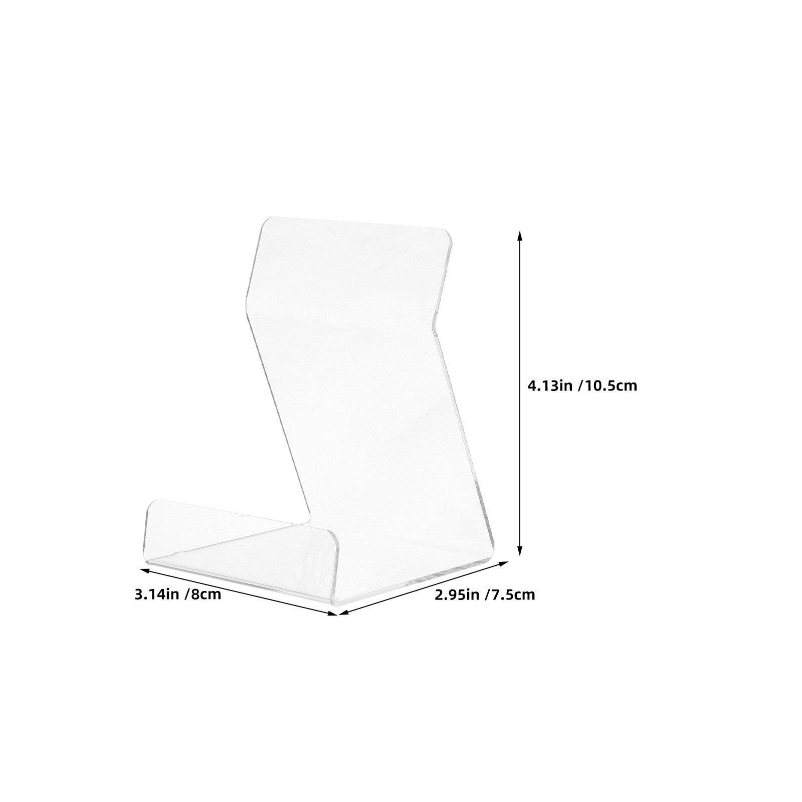 6 Pcs Acrylic Book Display Rac - Clear Acrylic Book Stand Holder recension och pris