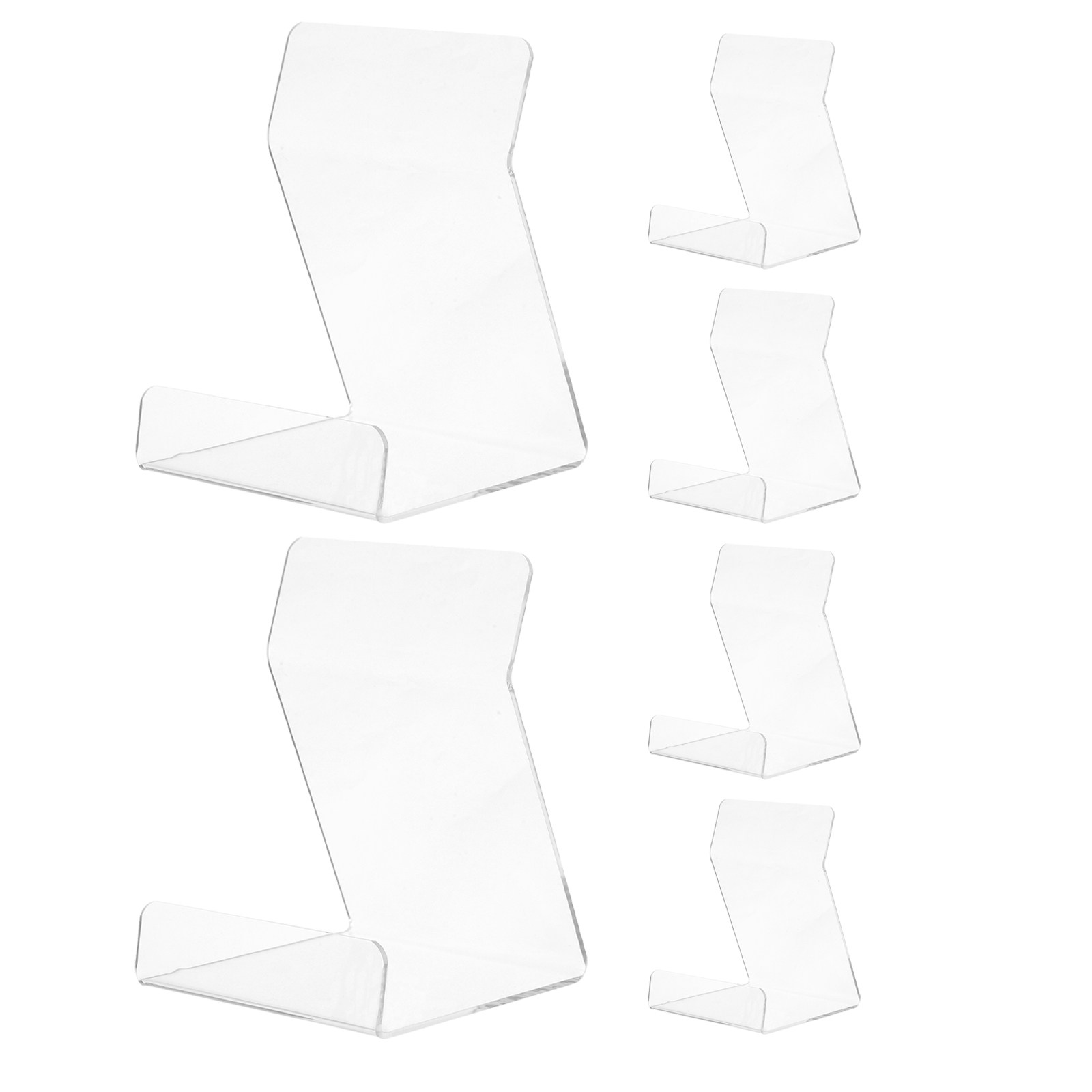 6 Pcs Acrylic Book Display Rac - Clear Acrylic Book Stand Holder recension och pris