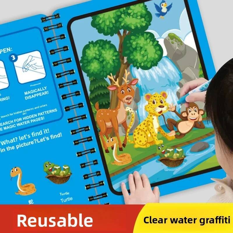Montessori Toys Magic Water Dr - Reusable Water Magic Coloring Book recension och pris