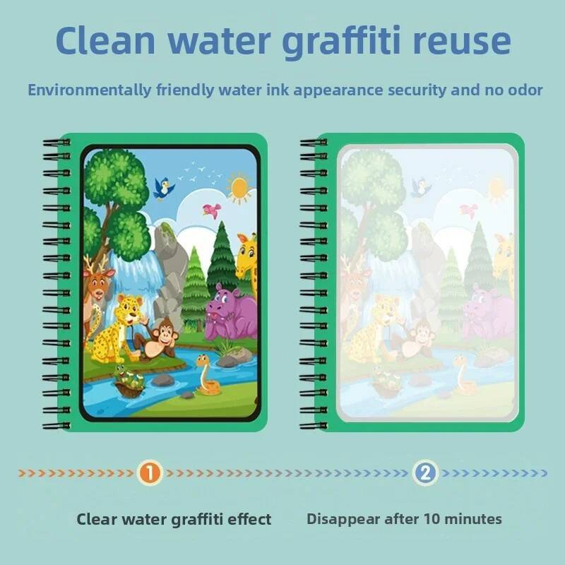 Montessori Toys Magic Water Dr - Reusable Water Magic Coloring Book recension och pris