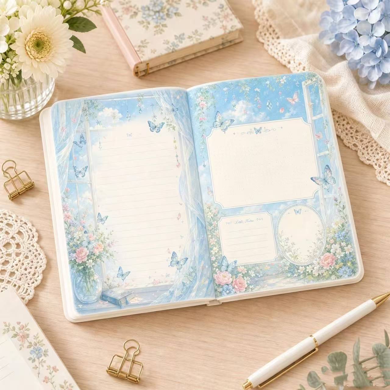 Vintage Butterfly Leather Note - Vintage Leather Journal Notebook recension och pris