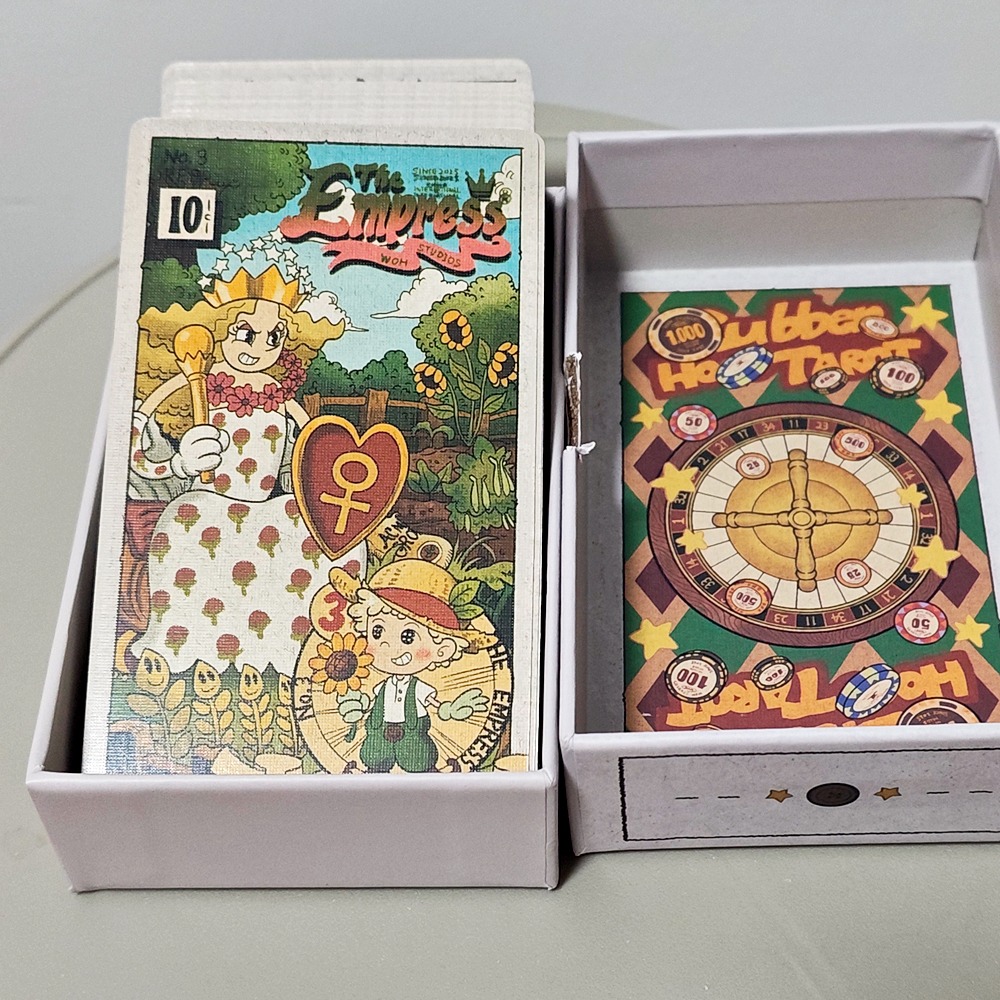 Vintage Rubber Hose Tarot Deck - Tarot Deck With Guidebook recension och pris