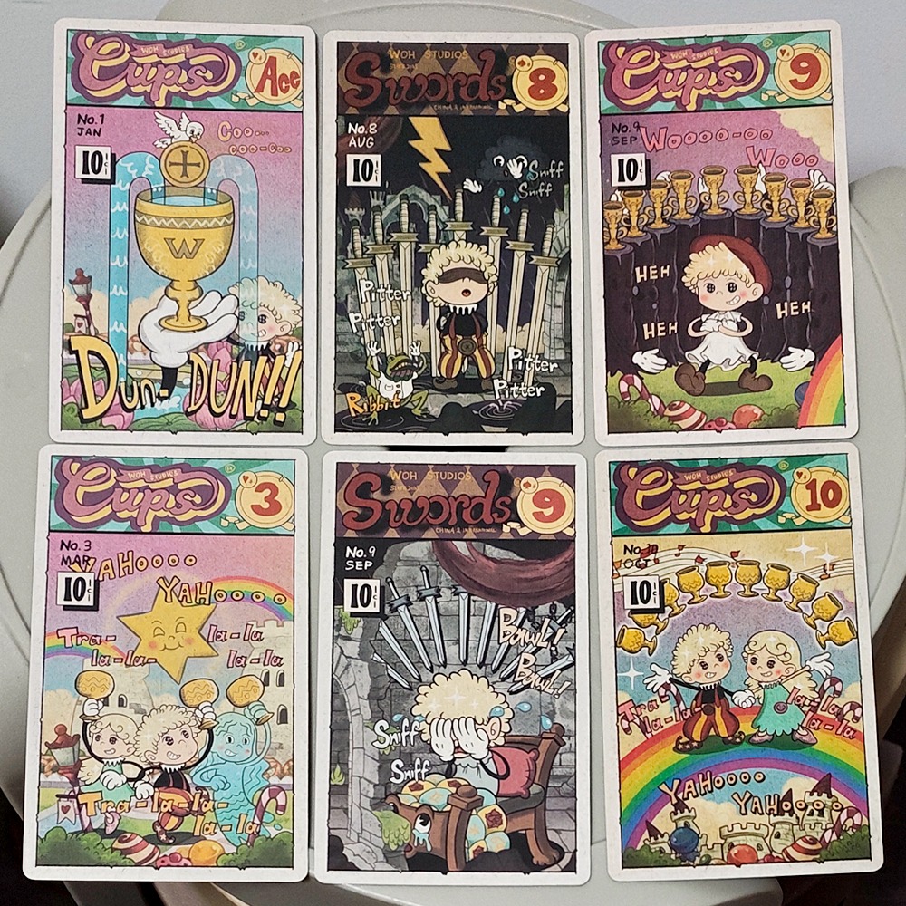 Vintage Rubber Hose Tarot Deck - Tarot Deck With Guidebook recension och pris