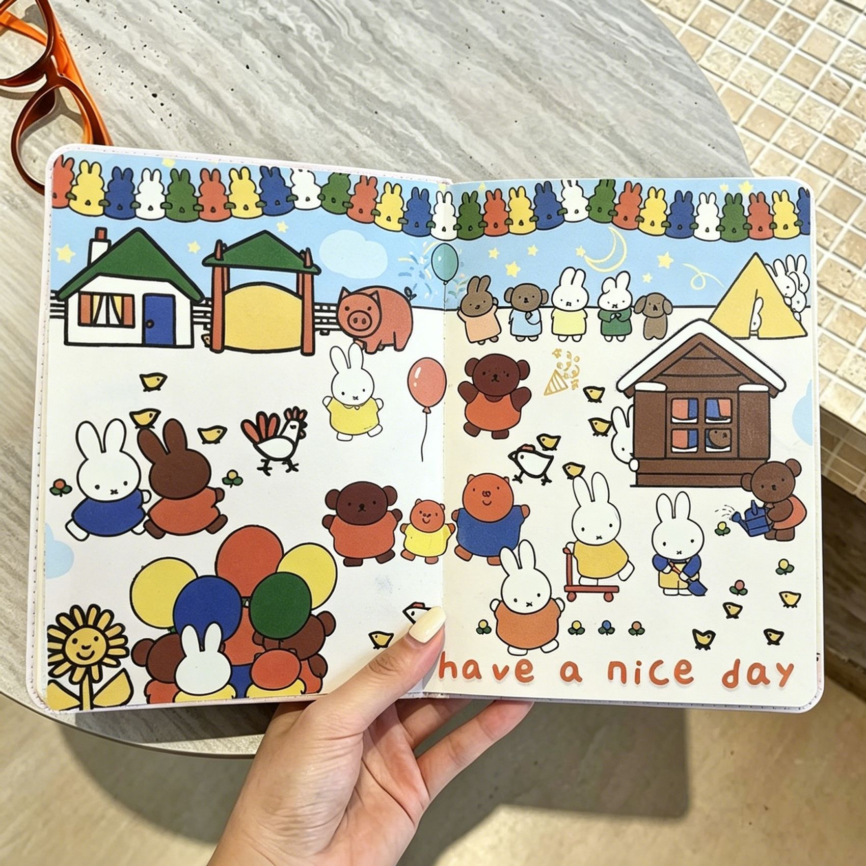 Cute Kawaii Miffy B6 Cartoon I - Stationery Books recension och pris