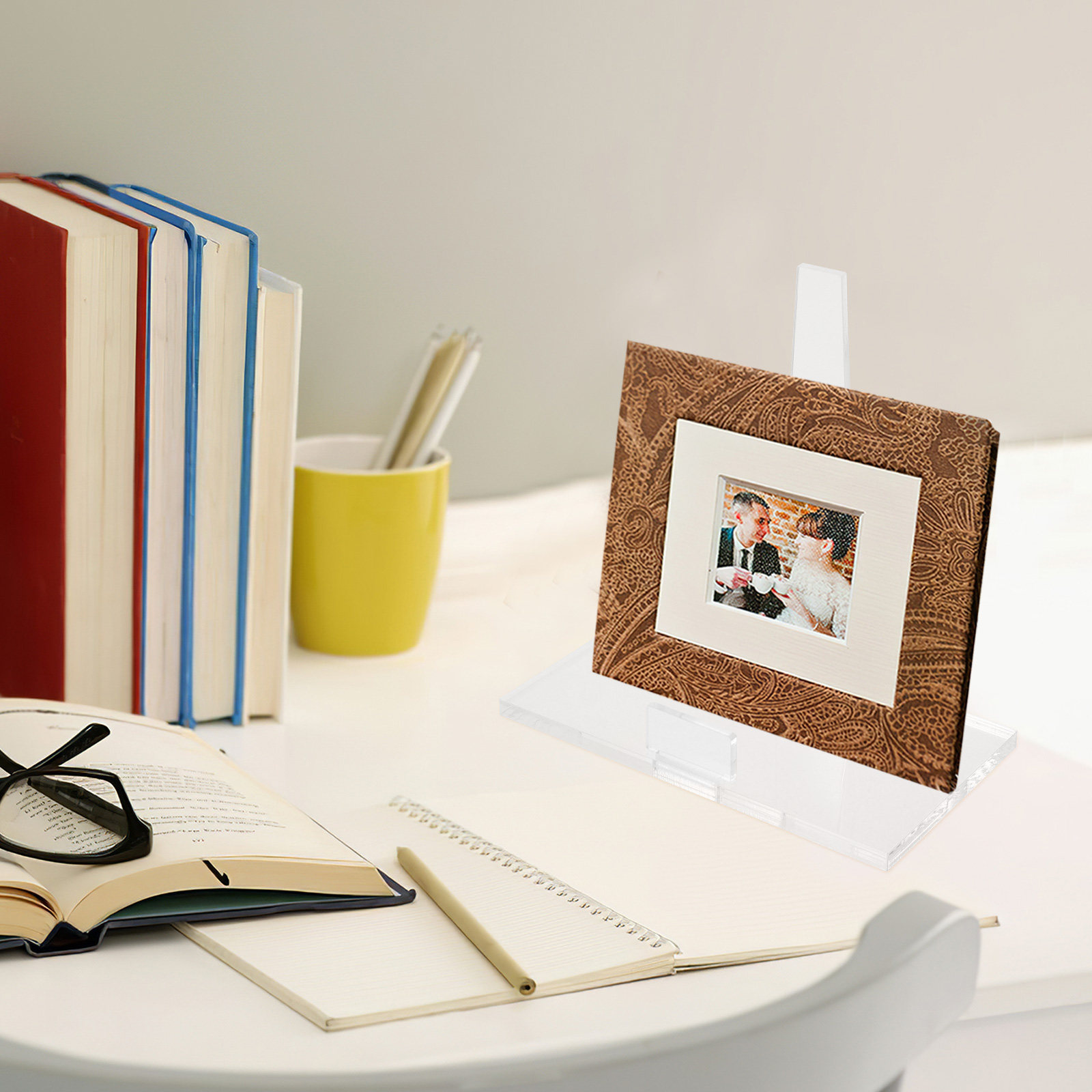 Portable Small Acrylic Picture - Clear Acrylic Book Stand Holder recension och pris