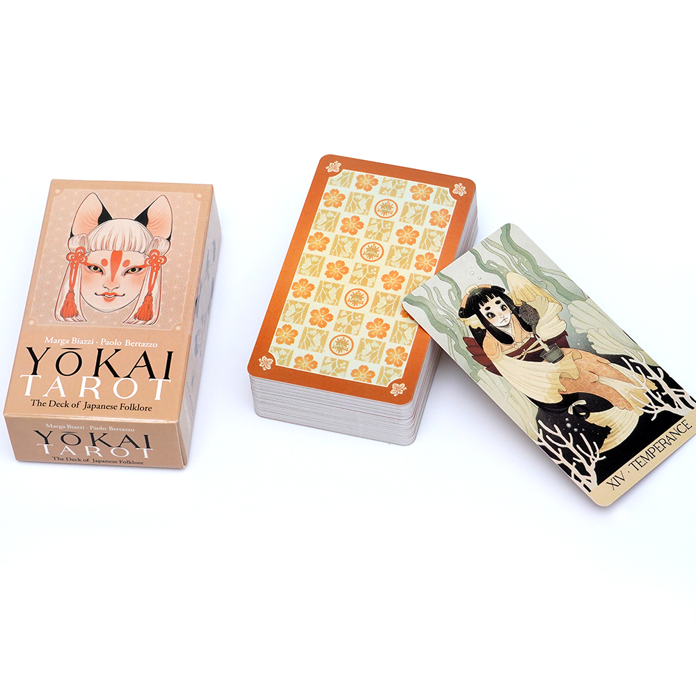 Yokai Tarot Deck 78 Pcs Cards  - Tarot Deck With Guidebook recension och pris