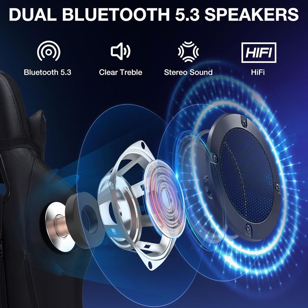 RGB Gaming Chair with Bluetoot - Music recension och pris