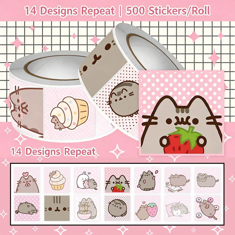 Hou 500pcs Pusheen Cartoon Cat - Books recension och pris