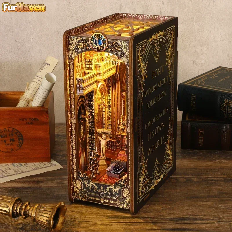 DIY Wooden Book Nook Shelf Ins - Diy Wooden Book Nook Kit Shelf Insert recension och pris