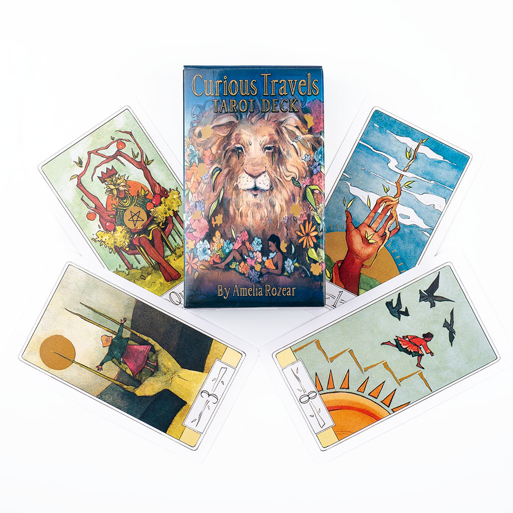 Curious Travels Tarot 10.3*6cm - Tarot Deck With Guidebook recension och pris