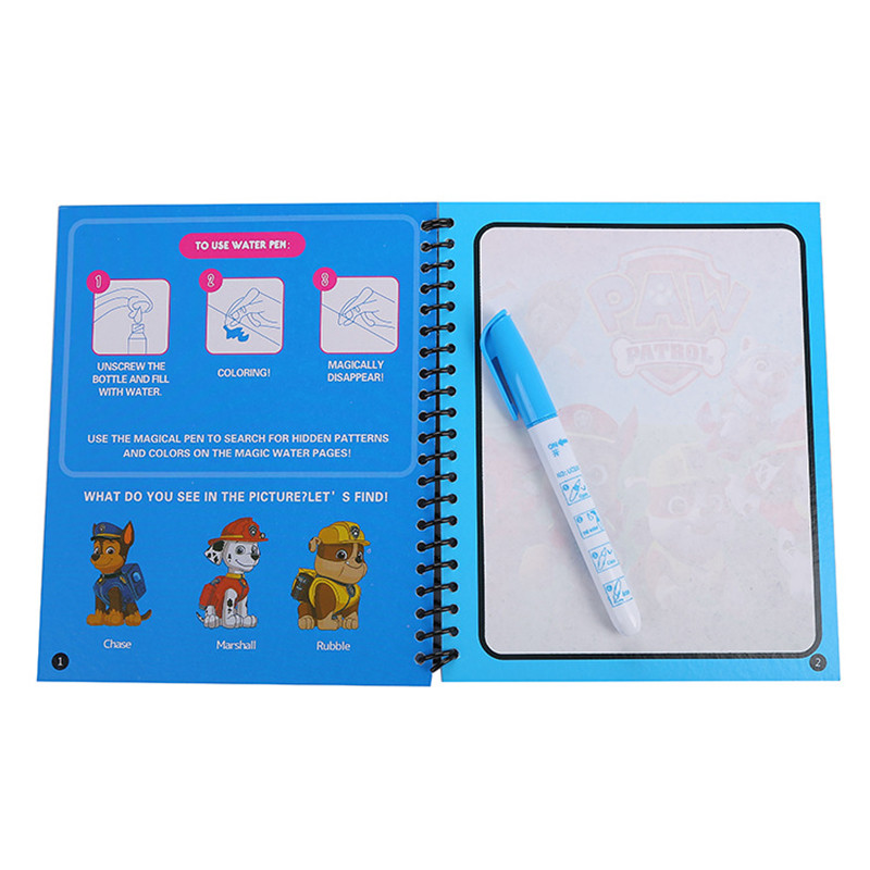 Paw Patrol Reusable Magic Wate - Reusable Water Magic Coloring Book recension och pris